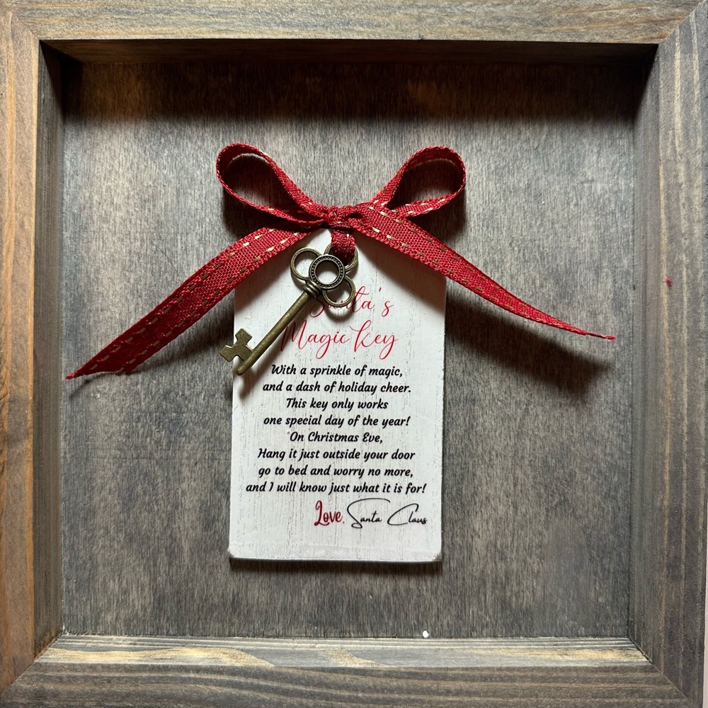 Santa's Magic Key with Red Ribbon